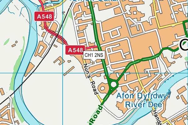 CH1 2NS map - OS VectorMap District (Ordnance Survey)