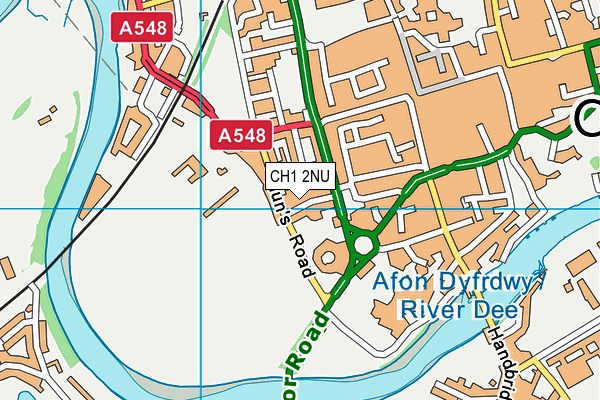 CH1 2NU map - OS VectorMap District (Ordnance Survey)