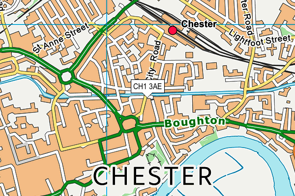 Map of CROSTON HOMES LTD at district scale