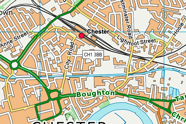 CH1 3BB map - OS VectorMap District (Ordnance Survey)