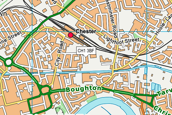 CH1 3BF map - OS VectorMap District (Ordnance Survey)