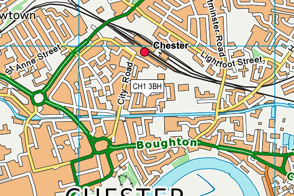 CH1 3BH map - OS VectorMap District (Ordnance Survey)