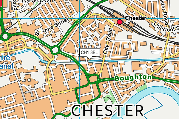 CH1 3BL map - OS VectorMap District (Ordnance Survey)