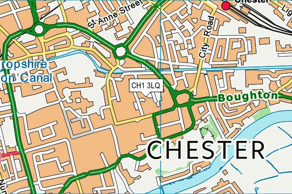CH1 3LQ map - OS VectorMap District (Ordnance Survey)