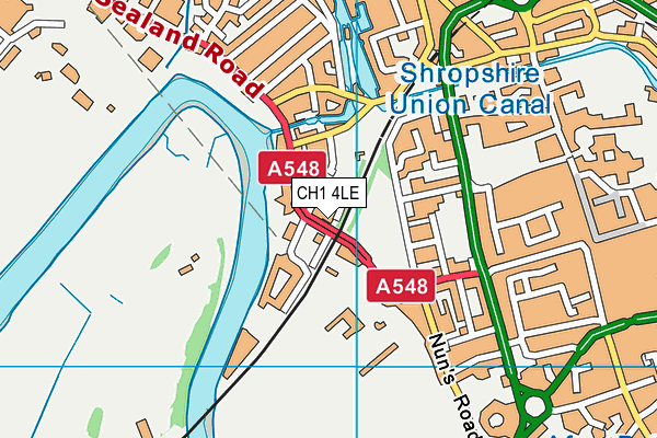 CH1 4LE map - OS VectorMap District (Ordnance Survey)