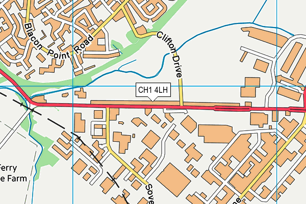 CH1 4LH map - OS VectorMap District (Ordnance Survey)