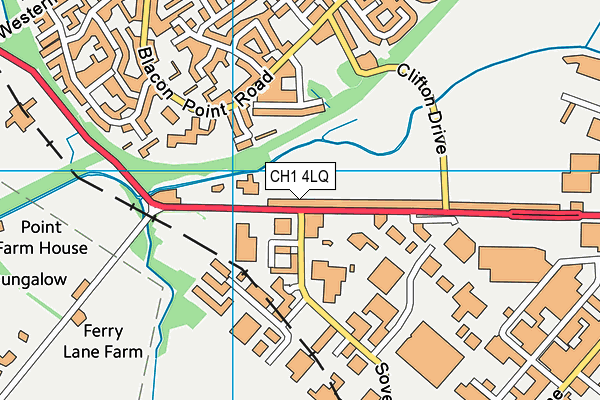 CH1 4LQ map - OS VectorMap District (Ordnance Survey)