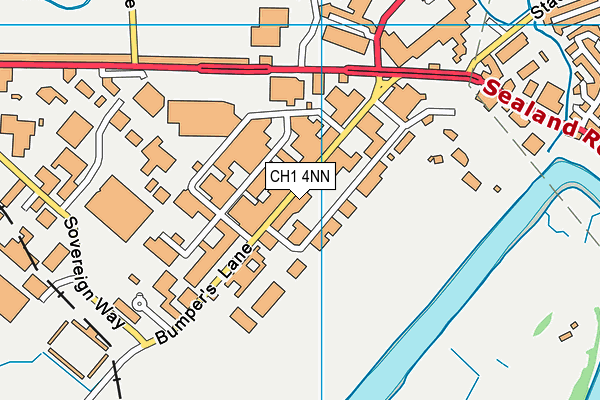 CH1 4NN map - OS VectorMap District (Ordnance Survey)