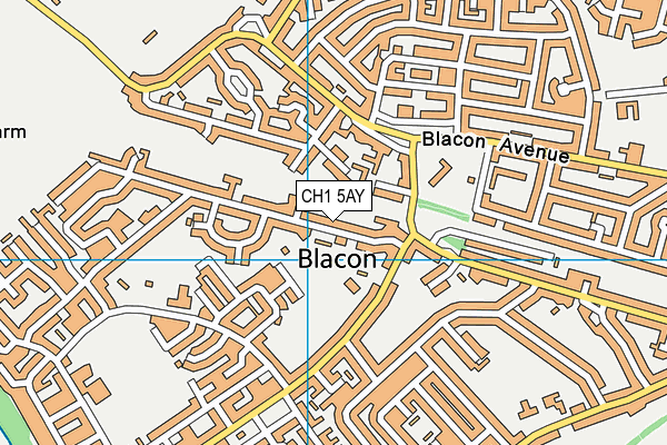 CH1 5AY map - OS VectorMap District (Ordnance Survey)