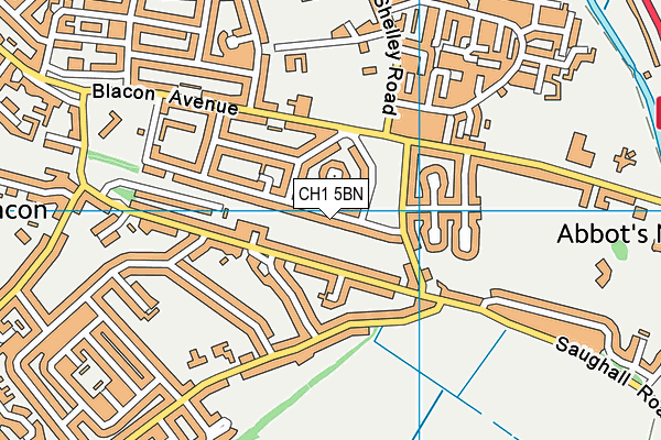 CH1 5BN map - OS VectorMap District (Ordnance Survey)