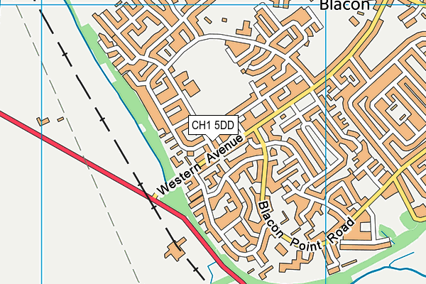 CH1 5DD map - OS VectorMap District (Ordnance Survey)