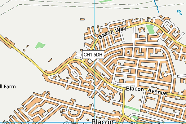 CH1 5DH map - OS VectorMap District (Ordnance Survey)