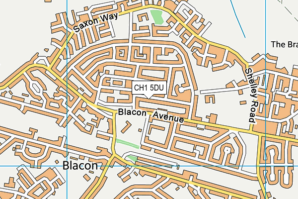 CH1 5DU map - OS VectorMap District (Ordnance Survey)