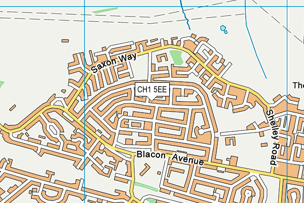 CH1 5EE map - OS VectorMap District (Ordnance Survey)