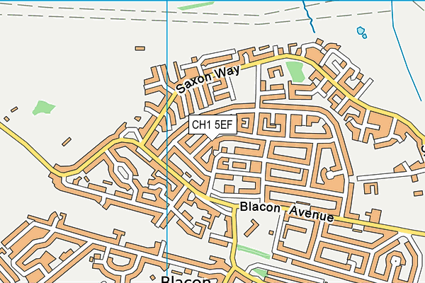 CH1 5EF map - OS VectorMap District (Ordnance Survey)