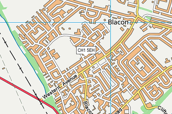 CH1 5EH map - OS VectorMap District (Ordnance Survey)