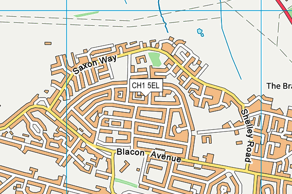 CH1 5EL map - OS VectorMap District (Ordnance Survey)