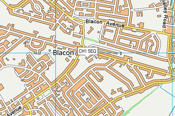 CH1 5EQ map - OS VectorMap District (Ordnance Survey)