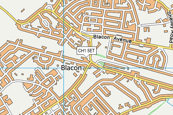 CH1 5ET map - OS VectorMap District (Ordnance Survey)