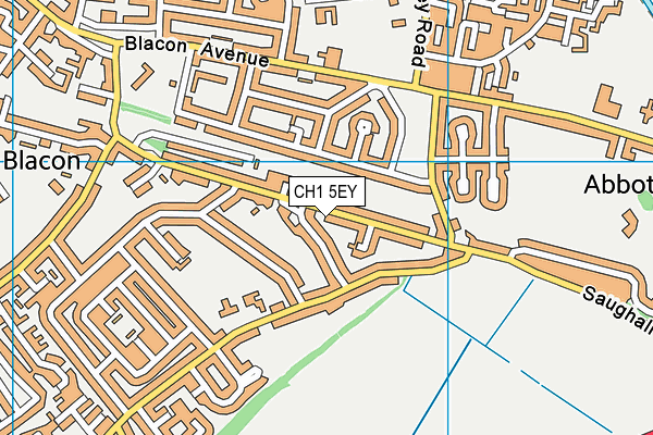 CH1 5EY map - OS VectorMap District (Ordnance Survey)