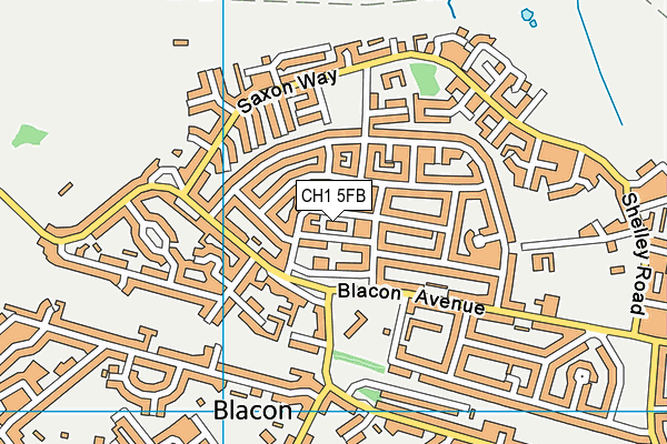 CH1 5FB map - OS VectorMap District (Ordnance Survey)