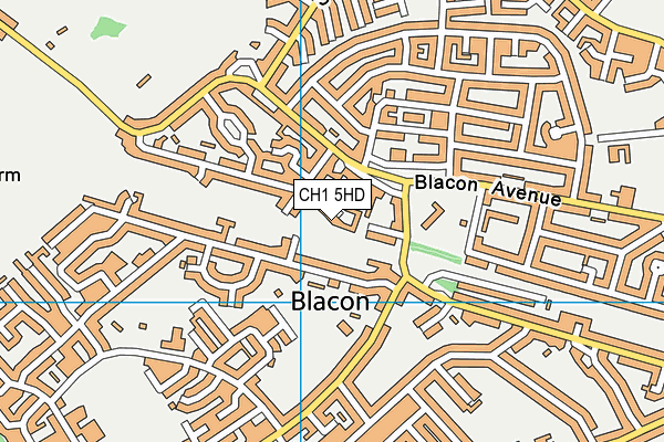 CH1 5HD map - OS VectorMap District (Ordnance Survey)