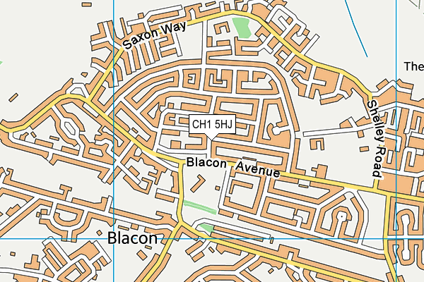 CH1 5HJ map - OS VectorMap District (Ordnance Survey)