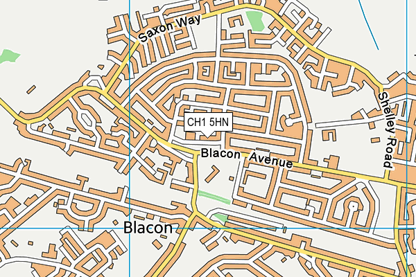 CH1 5HN map - OS VectorMap District (Ordnance Survey)