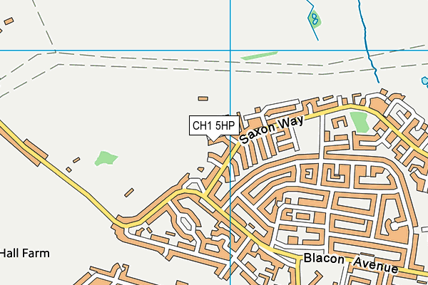 CH1 5HP map - OS VectorMap District (Ordnance Survey)