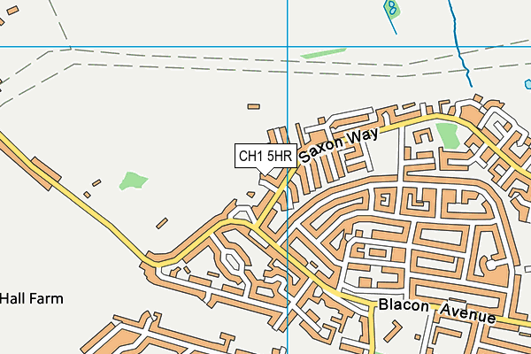 CH1 5HR map - OS VectorMap District (Ordnance Survey)