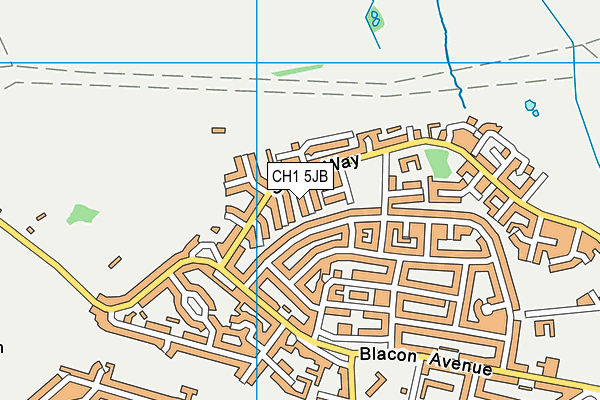 CH1 5JB map - OS VectorMap District (Ordnance Survey)