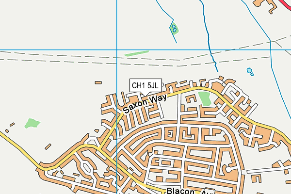 CH1 5JL map - OS VectorMap District (Ordnance Survey)