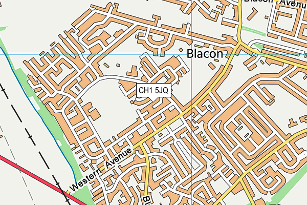 CH1 5JQ map - OS VectorMap District (Ordnance Survey)