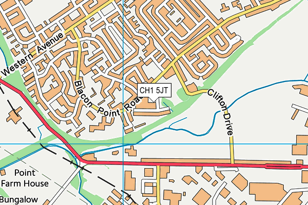 CH1 5JT map - OS VectorMap District (Ordnance Survey)