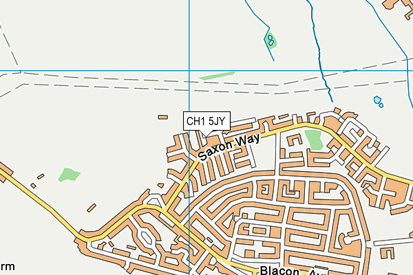 CH1 5JY map - OS VectorMap District (Ordnance Survey)