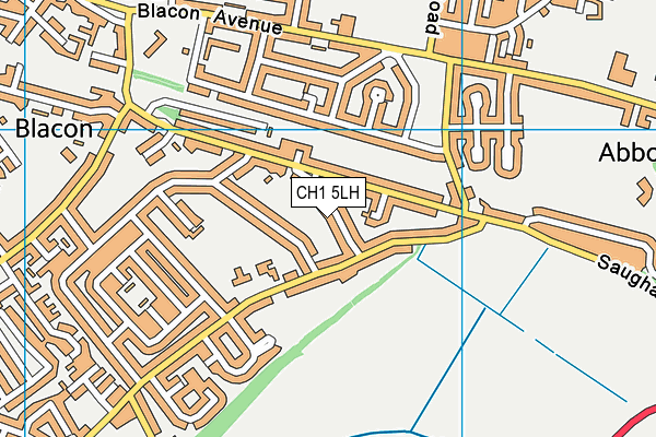 CH1 5LH map - OS VectorMap District (Ordnance Survey)