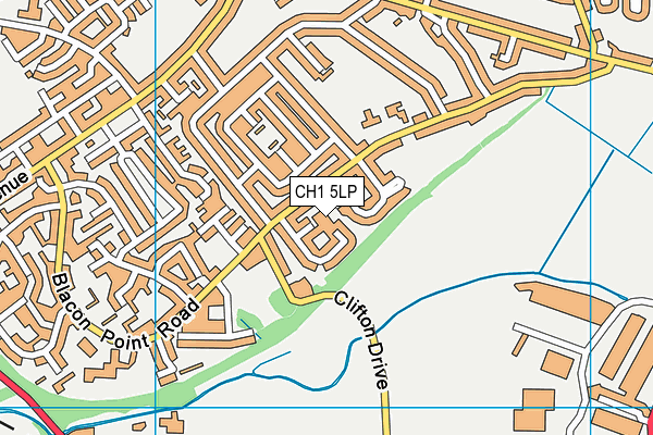 CH1 5LP map - OS VectorMap District (Ordnance Survey)