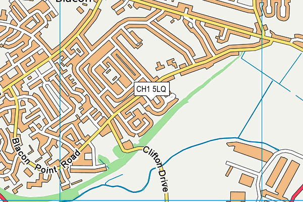 CH1 5LQ map - OS VectorMap District (Ordnance Survey)