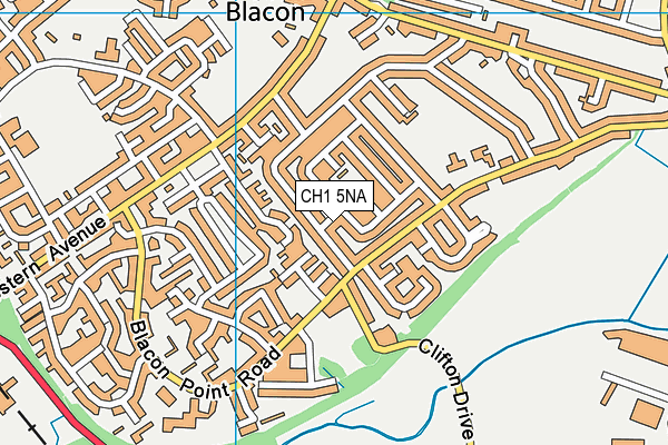 CH1 5NA map - OS VectorMap District (Ordnance Survey)