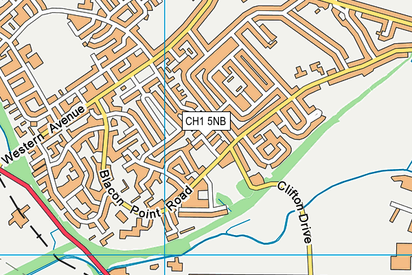 CH1 5NB map - OS VectorMap District (Ordnance Survey)