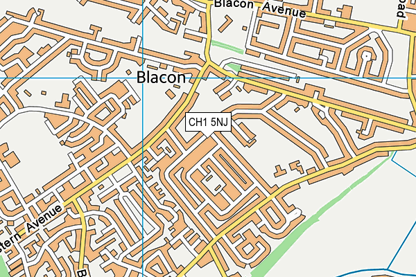 CH1 5NJ map - OS VectorMap District (Ordnance Survey)