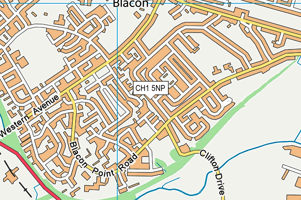 CH1 5NP map - OS VectorMap District (Ordnance Survey)
