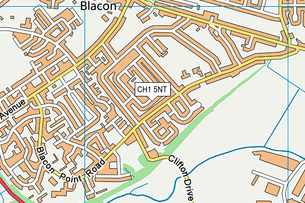 CH1 5NT map - OS VectorMap District (Ordnance Survey)