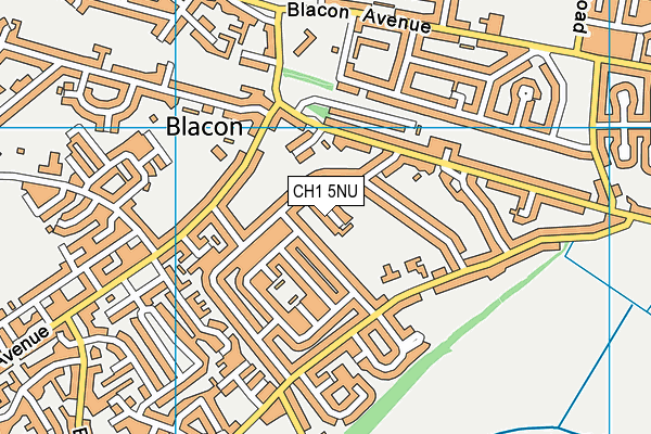 CH1 5NU map - OS VectorMap District (Ordnance Survey)