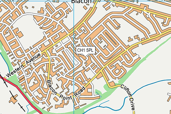 CH1 5PL map - OS VectorMap District (Ordnance Survey)