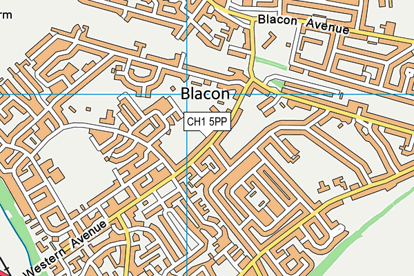 CH1 5PP map - OS VectorMap District (Ordnance Survey)