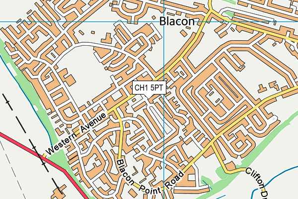 CH1 5PT map - OS VectorMap District (Ordnance Survey)