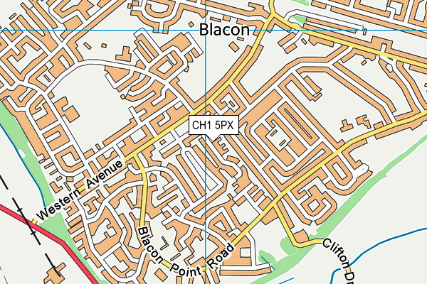 CH1 5PX map - OS VectorMap District (Ordnance Survey)