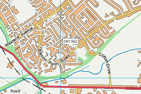 CH1 5QJ map - OS VectorMap District (Ordnance Survey)