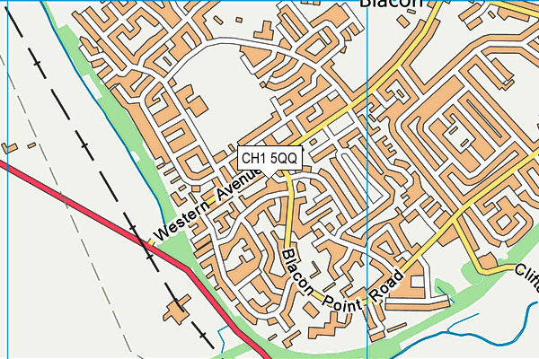 CH1 5QQ map - OS VectorMap District (Ordnance Survey)